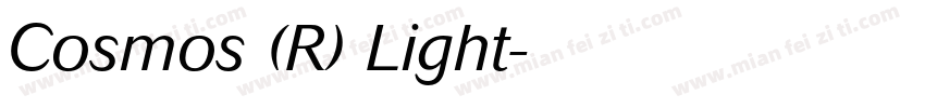 Cosmos (R) Light字体转换